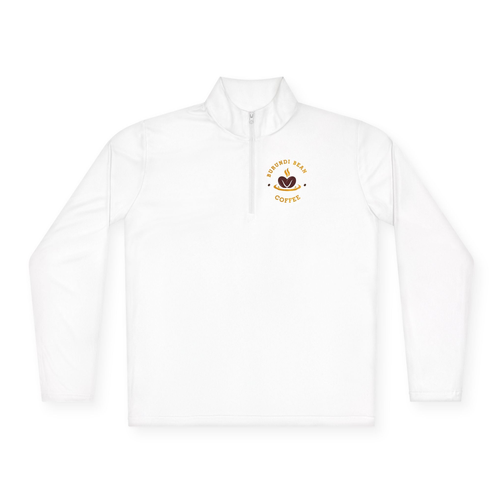Quarter-Zip Pullover - Pumpkin Spice Coffee Graphic