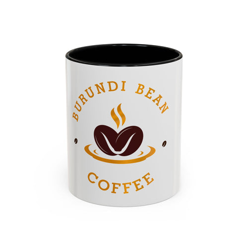 Burundi Bean Coffee Accent Mug — 11/15oz Ceramic Coffee Cup