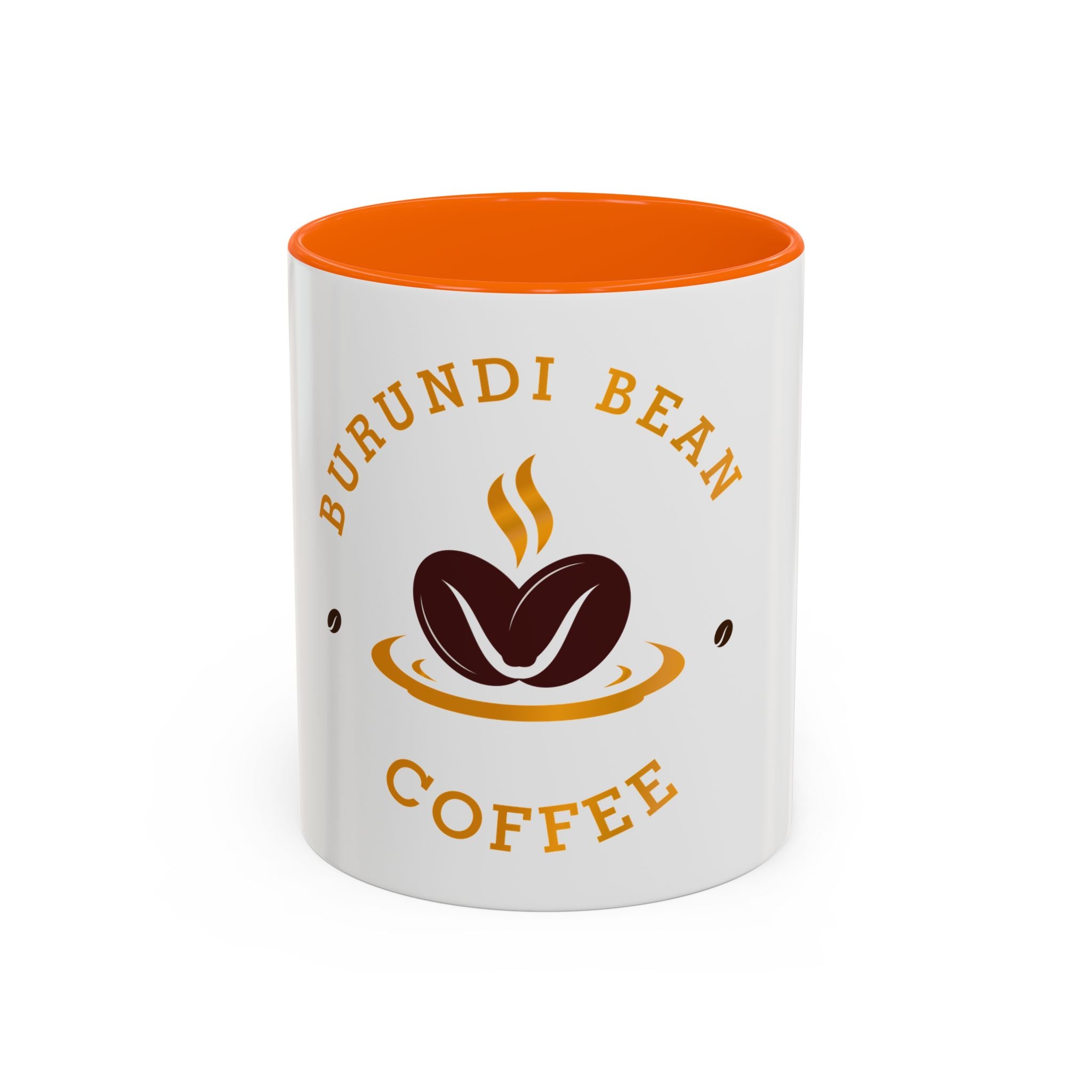 Burundi Bean Coffee Accent Mug — 11/15oz Ceramic Coffee Cup