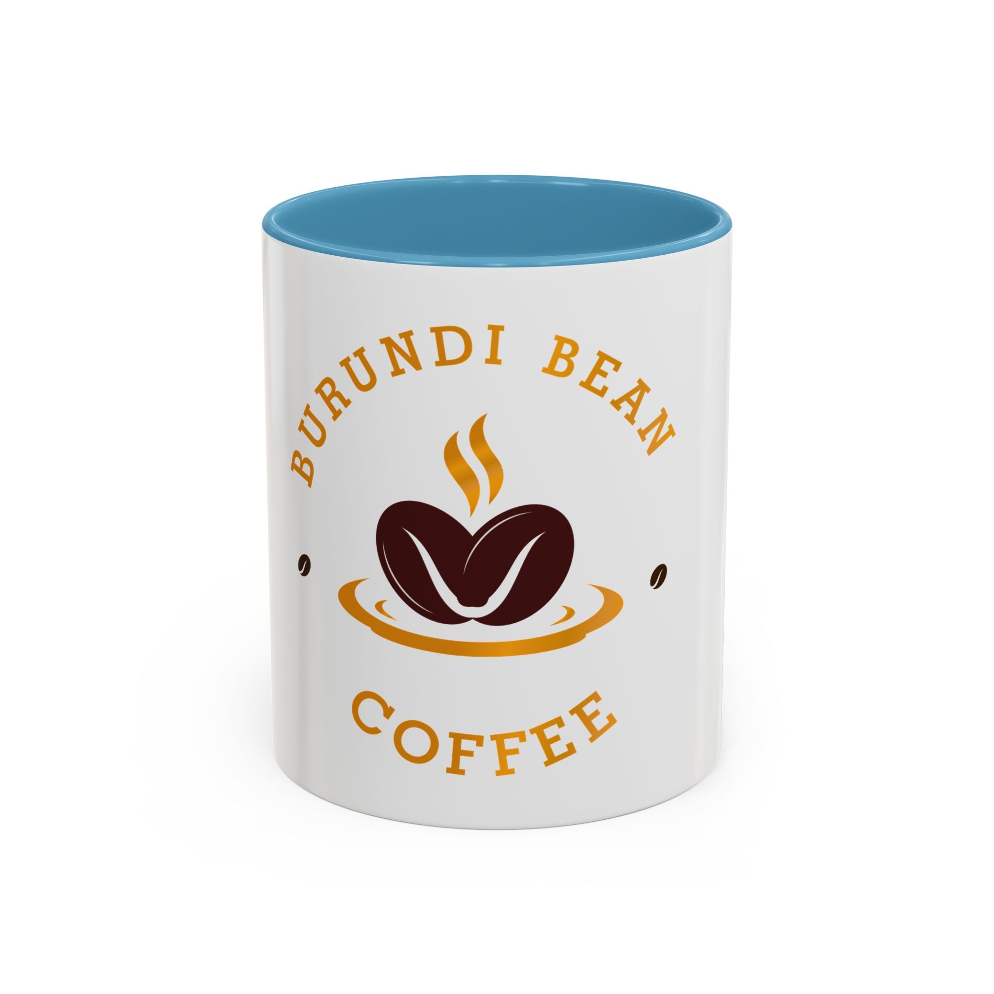 Burundi Bean Coffee Accent Mug — 11/15oz Ceramic Coffee Cup