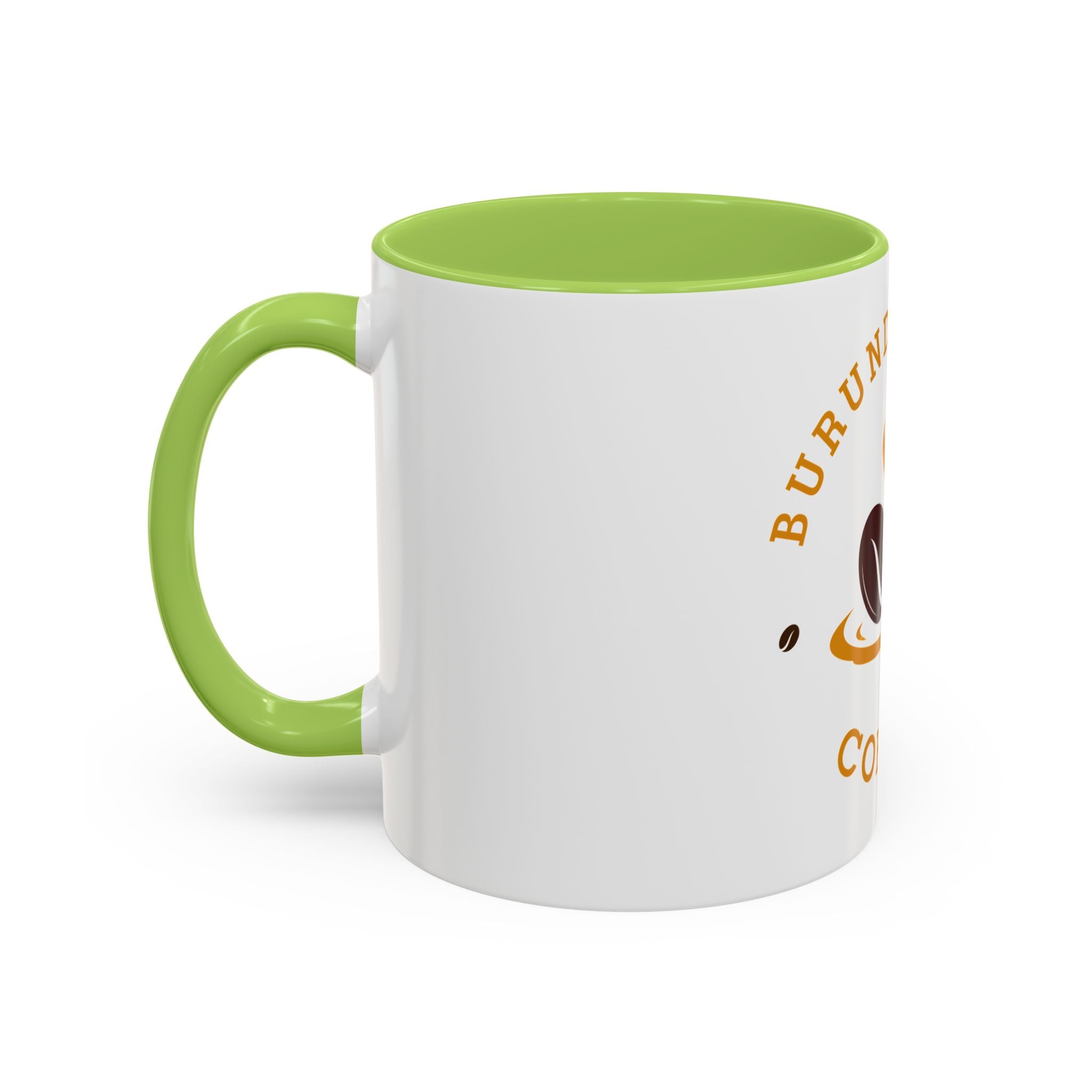 Burundi Bean Coffee Accent Mug — 11/15oz Ceramic Coffee Cup