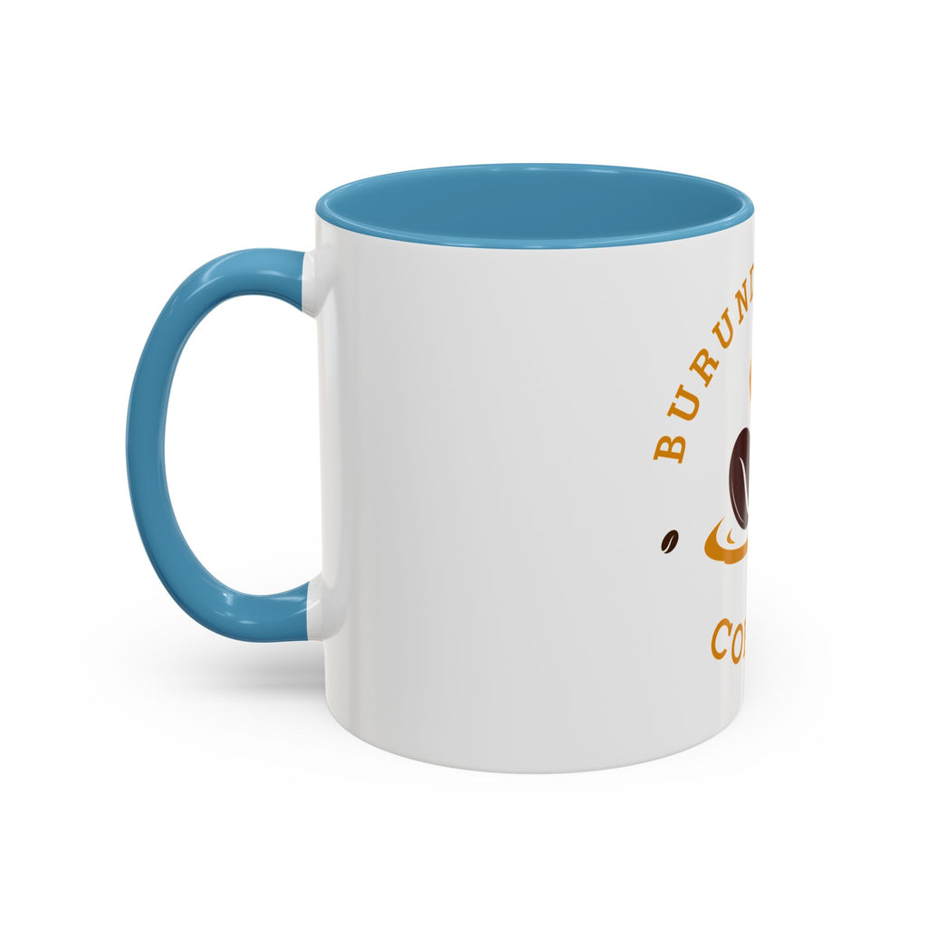 Burundi Bean Coffee Accent Mug — 11/15oz Ceramic Coffee Cup