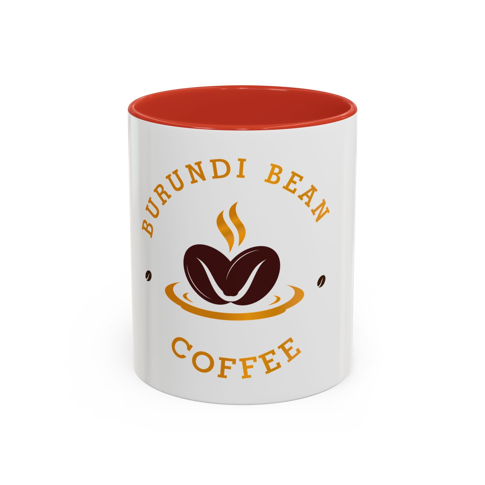 Burundi Bean Coffee Accent Mug — 11/15oz Ceramic Coffee Cup