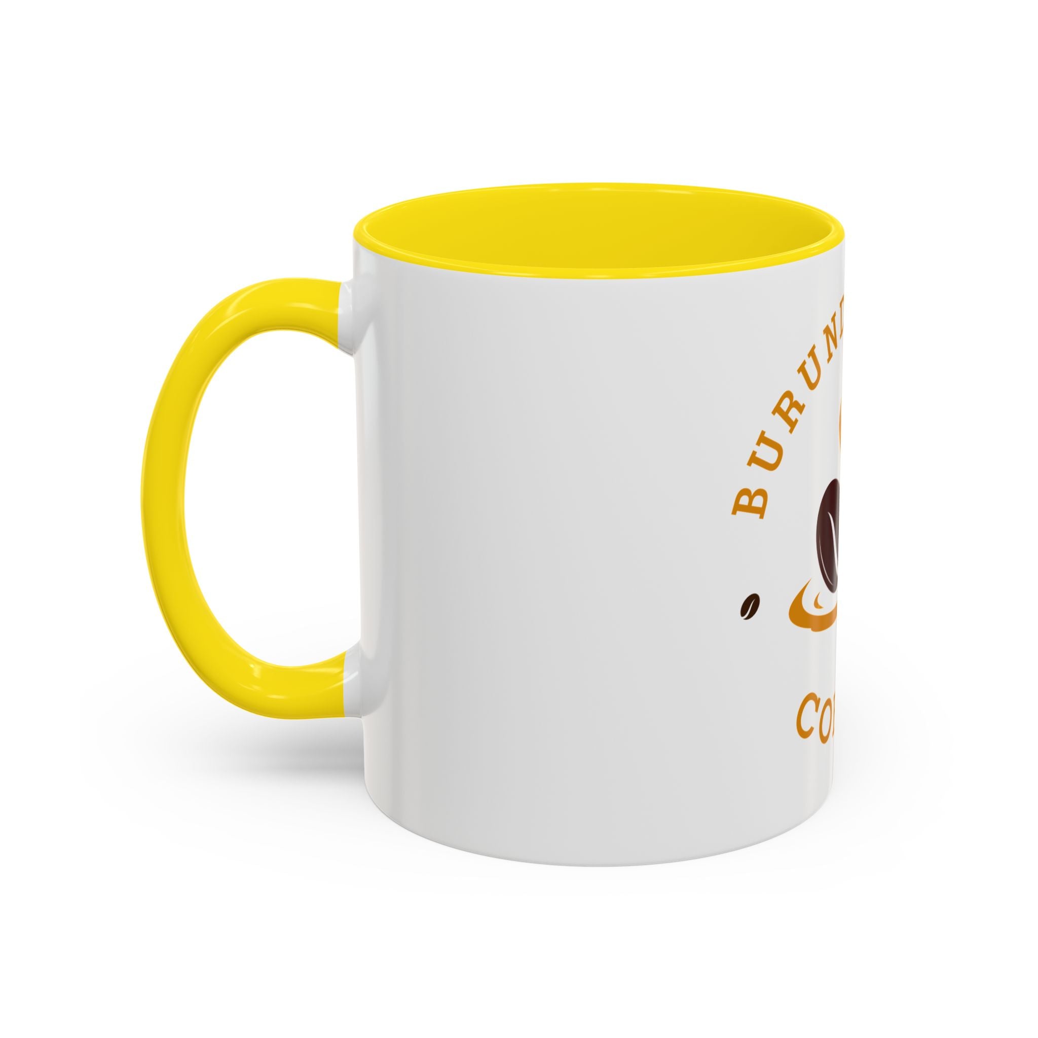 Burundi Bean Coffee Accent Mug — 11/15oz Ceramic Coffee Cup