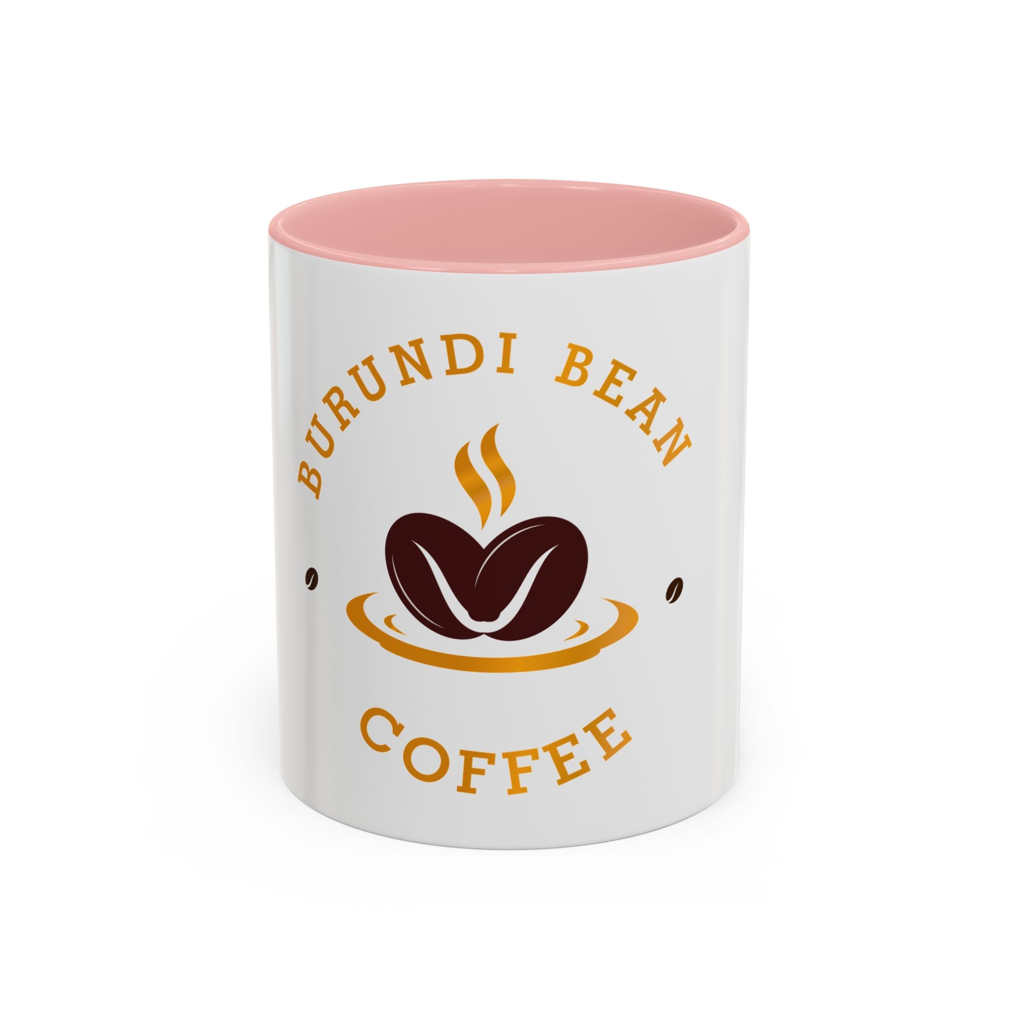 Burundi Bean Coffee Accent Mug — 11/15oz Ceramic Coffee Cup