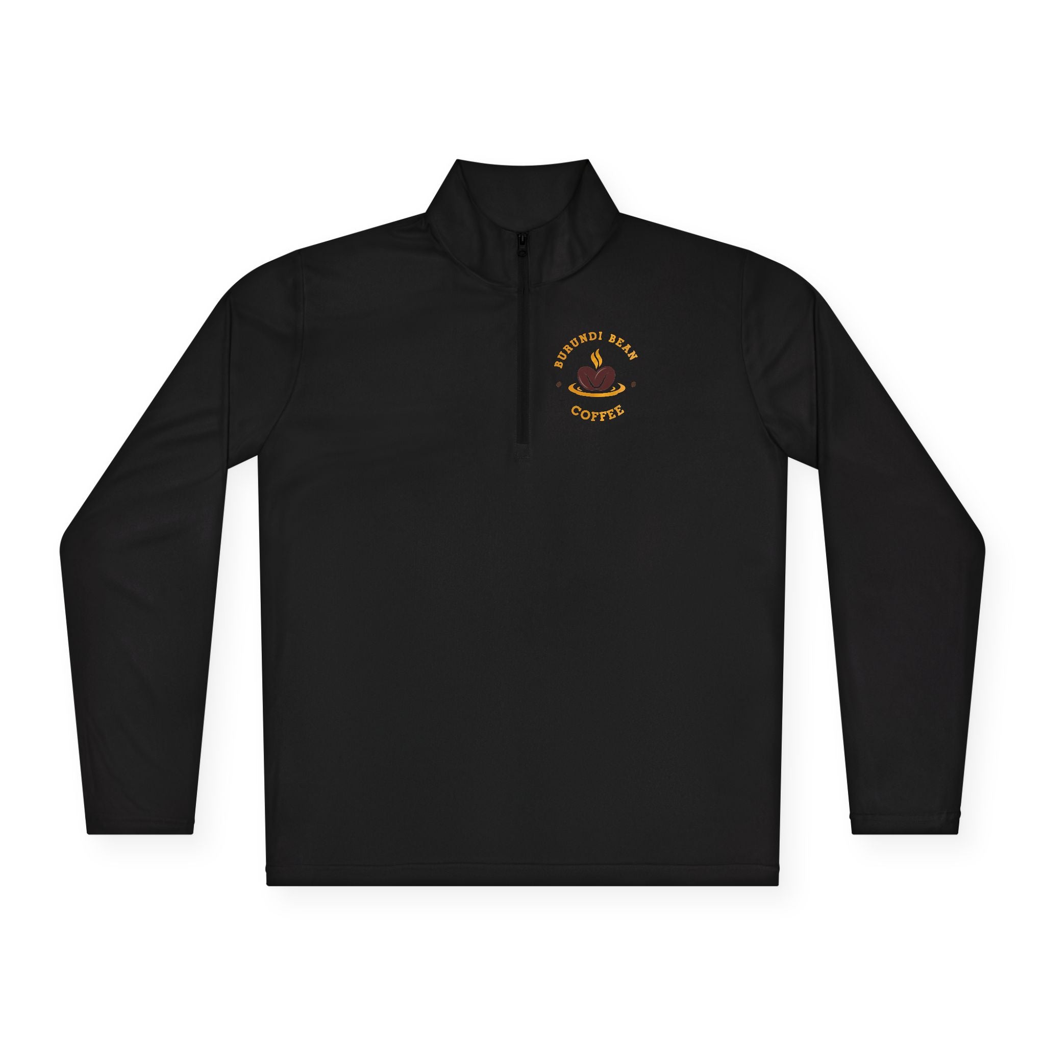 Quarter-Zip Pullover - Pumpkin Spice Coffee Graphic